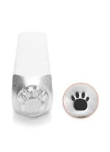 New! 1 Impressart Paw Print Design Stamp 6mm ~ Ideal For Metal, Wood, Leather & More